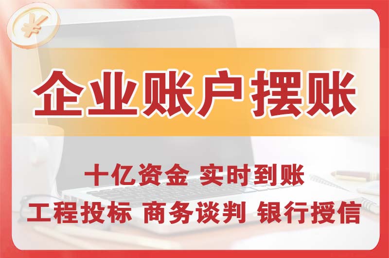 玉树企业账户摆账